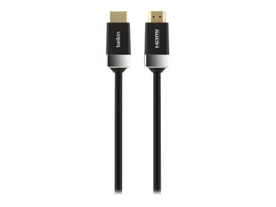 Belkin 4K HDMI (M) to HDMI (M) High Speed Display Cable with Ethernet, Black, 1m, AV10050BT1M, 33602981, Cables