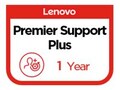 Lenovo 1-Year Premier Support Plus Upgrade from 1-Year Onsite, 5WS1L39097, 41607013, Services - Onsite/Depot - Warranty