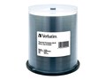 Verbatim 52X 700MB (80min) White Thermal Hub Printable CD-R Media (100-pack spindle), 95254, 7660087, CD Media