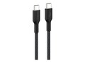 Belkin 240W PD 480Mbps Braided USB-C to USB-C M M Cable, Black, 2m, CAB025FQ2MBK , 42022562, Cables Belkin 240W PD 480Mbps Braided USB-C to USB-C M M Cable, Black, 2m, CAB025FQ2MBK , 42022562, Cables