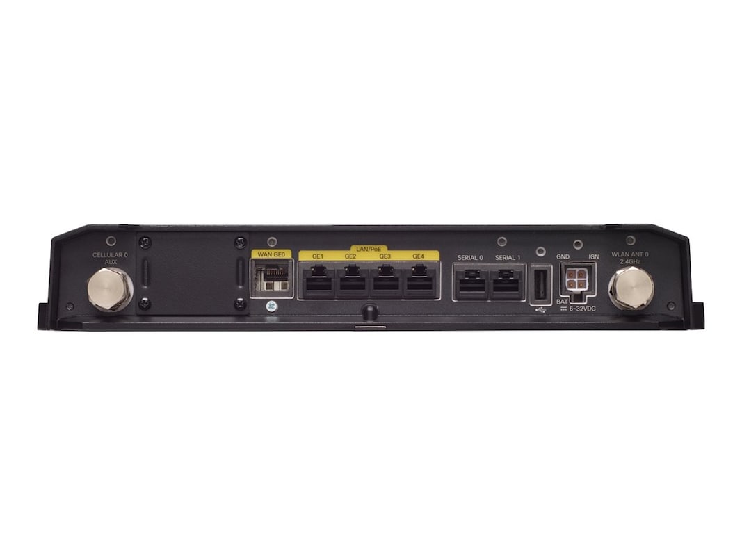 filosof lag legeplads Cisco 829 Industrial Integrated Service Router (ISR), LTE Multi  (IR829B-2LTE-EA-BK9)