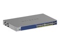 Netgear 24P GE POE SMART SWTH W 10G S, GS728TXP-300NAS, 41790295, Network Switches