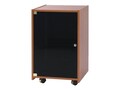Chief Manufacturing 16U Elite Converta Rack, Casters, Locking Smoked-Plexi Front Door, Locking Rear Solid Door, Walnut, ECRR-16-20WT, 35826671, Racks & Cabinets