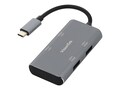 VisionTek USB-C HUB 2X USB-A 10GBPS, 901539, 41596117, USB & Firewire Hubs