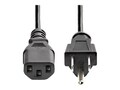 StarTech.com NEMA 5-15P to C13 15A 125V AC 14AWG Heavy Duty Power Cord, 10ft, PXT1011410, 13319547, Power Cords