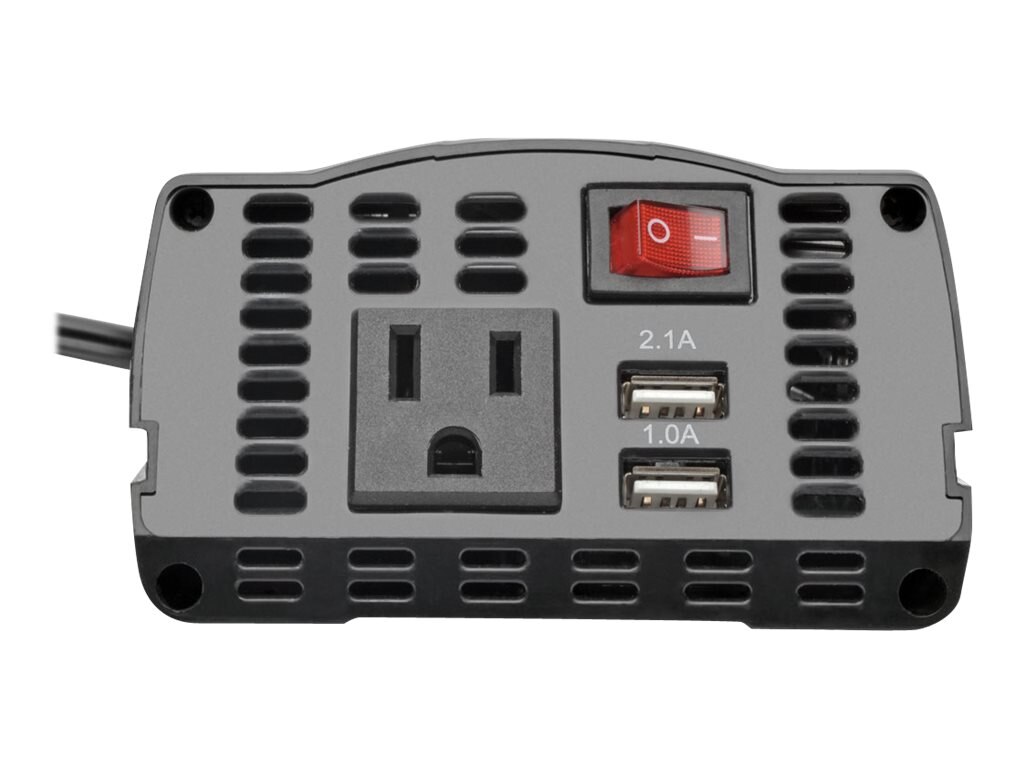 Cobra 400 Watts DC to AC Compact Power Inverter w/ 2 AC Outlets & 2.1A USB Port 