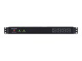 CyberPower Rackbar Surge Protector 120V 15A 1U RM 3600 Joules 5-15P Input 15-foot Cord (12) 5-15R Outlets, RKBS15S4F8R, 12425508, Surge Suppressors