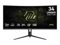 MSI MAG 342CQRF E20 CURVED Gaming Monitor METALLIC Black - RGB, 34 Screen, MAG342CQRFE20 , 42158517, Digital Signage Players & Solutions MSI MAG 342CQRF E20 CURVED Gaming Monitor METALLIC Black - RGB, 34 Screen, MAG342CQRFE20 , 42158517, Digital Signage Players & Solutions