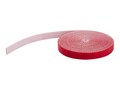 StarTech.com 100ft. Hook and Loop Roll Cut-to-Size Reusable Cable Ties - Red , HKLP100RD, 37834834, Cable Accessories