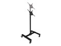 Tripp Lite Height Adjustable Mobile TV Stand with Locking Casters for 13 to 42 TVs and Monitors, Black, DMC1342S, 37857366, Stands & Mounts - Digital Signage & TVs