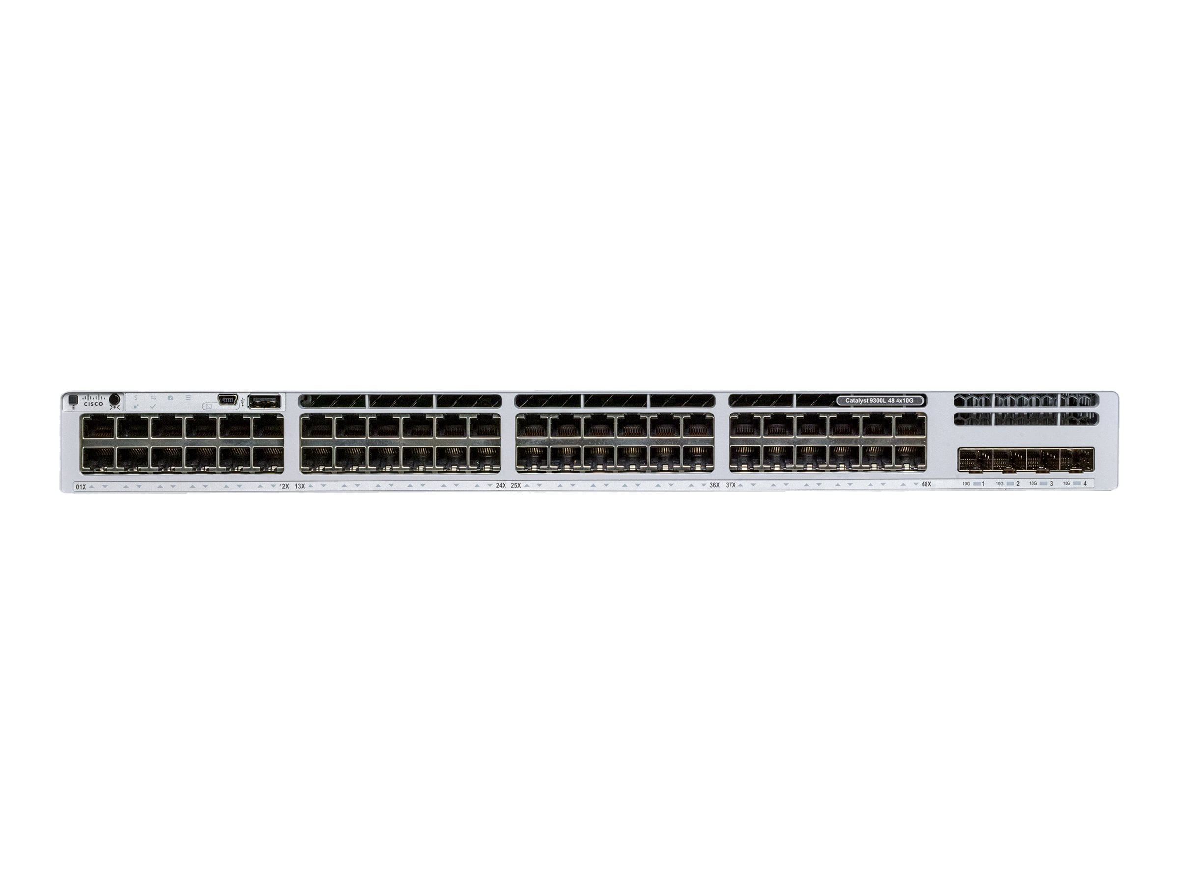 C9300L48P4XE Cisco C9300L 48Port PoE+ Switch w 4x10G Fixed Uplink