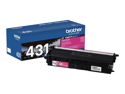 Brother Magenta Standard Yield Toner Cartridge for HL-L8260CDW, HL-L8360CDW, HL-L8360CDWT, MFC-L8610CDW , TN431M, 33802085, Toner and Imaging Components - OEM