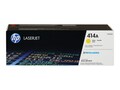 HP 414A (W2022A) Yellow Original LaserJet Toner Cartridge, W2022A, 37194911, Toner and Imaging Components - OEM