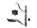 StarTech.com Fully Articulating Wall Mount Workstation w  VESA Mount and Keyboard Tray For 32 Monitors, TAA, 2PASTSC-WALL-MOUNT, 41748445, Wall Stations