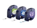 DYMO 1 2 x 12' Starter Tape Packs for LetraTag Handheld LabelMaker - 3-pack, 12331, 427777, Paper, Labels & Other Print Media