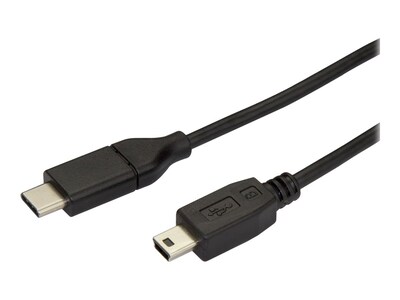 StarTech.com USB 2.0 Type C (USB-C) to Mini-USB M M Cable, Black, 2m, USB2CMB2M, 34755495, Cables