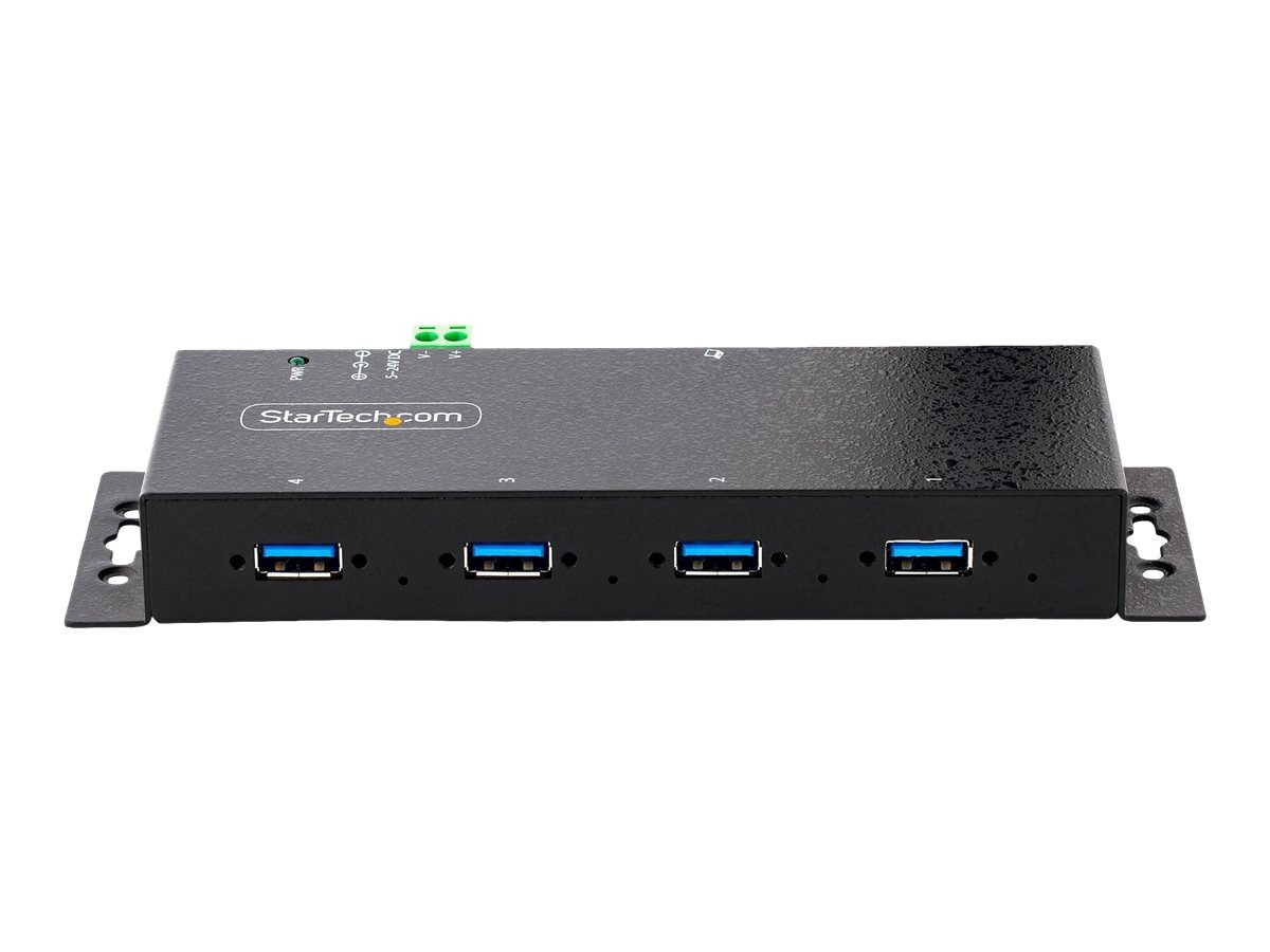 4-Port USB 3.0 Hub - 5Gbps - Metal Industrial USB-A Hub - Wall or Desk  Mountable USB Data Hub - TAA Compliant USB Expander Hub