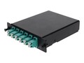 AddOn Cassette For 3-Bay 1 Unit Panel w 1MPO IN 6LC DUPLEX OUT MMF OM3, ADD-3BAYC1MP6LCDM3, 33519095, Rack Cable Management