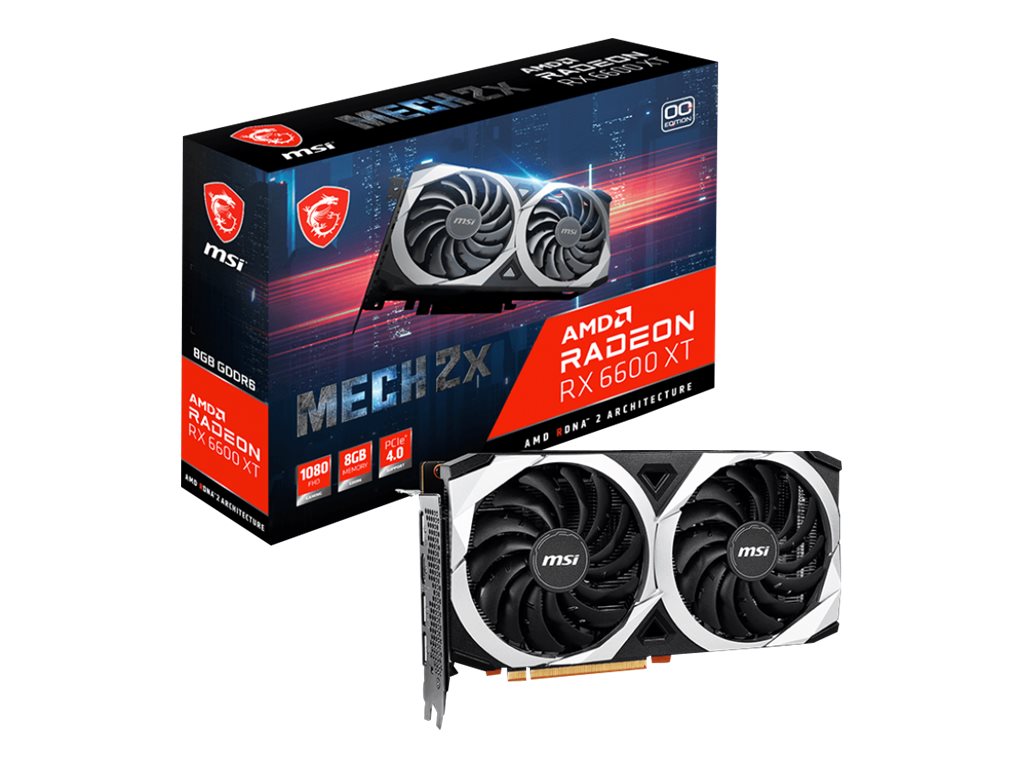 MSI MSI RX 6600 XT Mech 2X 8G OC (R6600XTM2X8C)