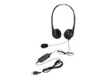 B3E Dual Ear USB Headset w  Inline Controls, HS-532USB, 41484448, Headsets (w/ microphone)