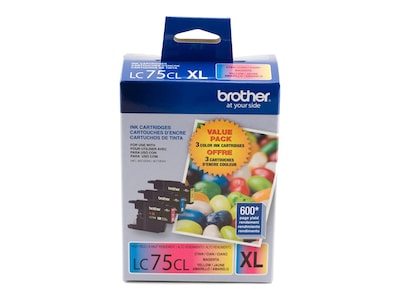 Brother Cyan, Yellow &  Magenta Innobella High Yield XL Ink Cartridges for MFC-J6510DW MFC-J6710DW (3-pack), LC753PKS, 12358616, Ink Cartridges & Ink Refill Kits - OEM