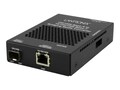 Lantronix 10 100 1000BT to 1000BX SGL SFP Standalone Fiber Media Converter w NA PS, SGFEB1040-130-NA, 18202858, Network Transceivers