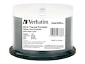 Verbatim 6x 25GB DataLifePlus White Thermal Hub Printable BD-R Media (50-pack Spindle), 97338, 12016296, Blu-Ray Media