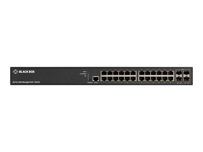 Black Box 28 Port Gigabit Managed PoE S , LPB3028A, 41241865, Network Switches
