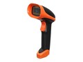 Ambir Wireless Barcode Scanner with 2.4Ghz Wireless USB Dongle - Black Orange, BR200-BL                      , 41876791, Bar Code Scanners