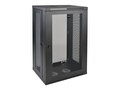 Tripp Lite SmartRack Wall-Mount Standard-Depth Rack Enclosure Cabinet, 21U, Black, SRW21U, 30660851, Racks & Cabinets