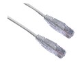 Axiom CAT6A 650mhz BENDnFLEX Ultra-Thin Snagless Patch Cable, White, 10ft, C6ABFSB-W10-AX, 34692834, Cables