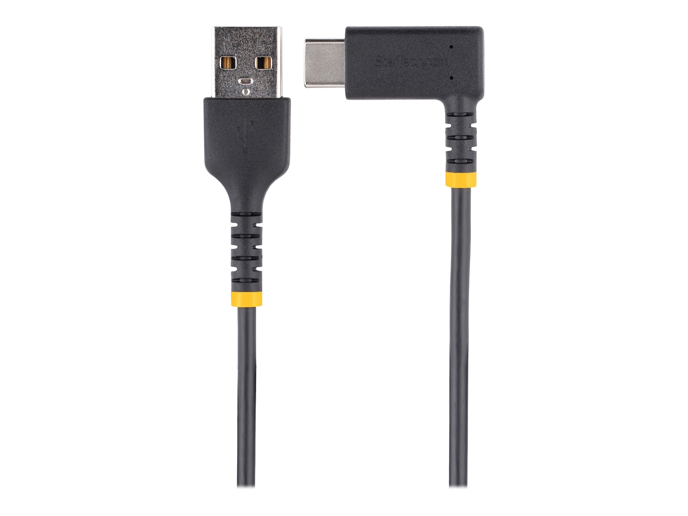 2m (6.6ft) USB-A to USB-C Charging Cable, Durable USB 2.0 Fast Charge &  Sync USB A to USB C Data Cord, Rugged TPE Jacket Aramid Fiber, M/M, 3A,  Black