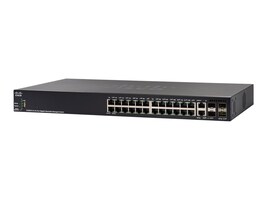 Cisco SG350X-24MP-K9-NA Main Image from Right-angle