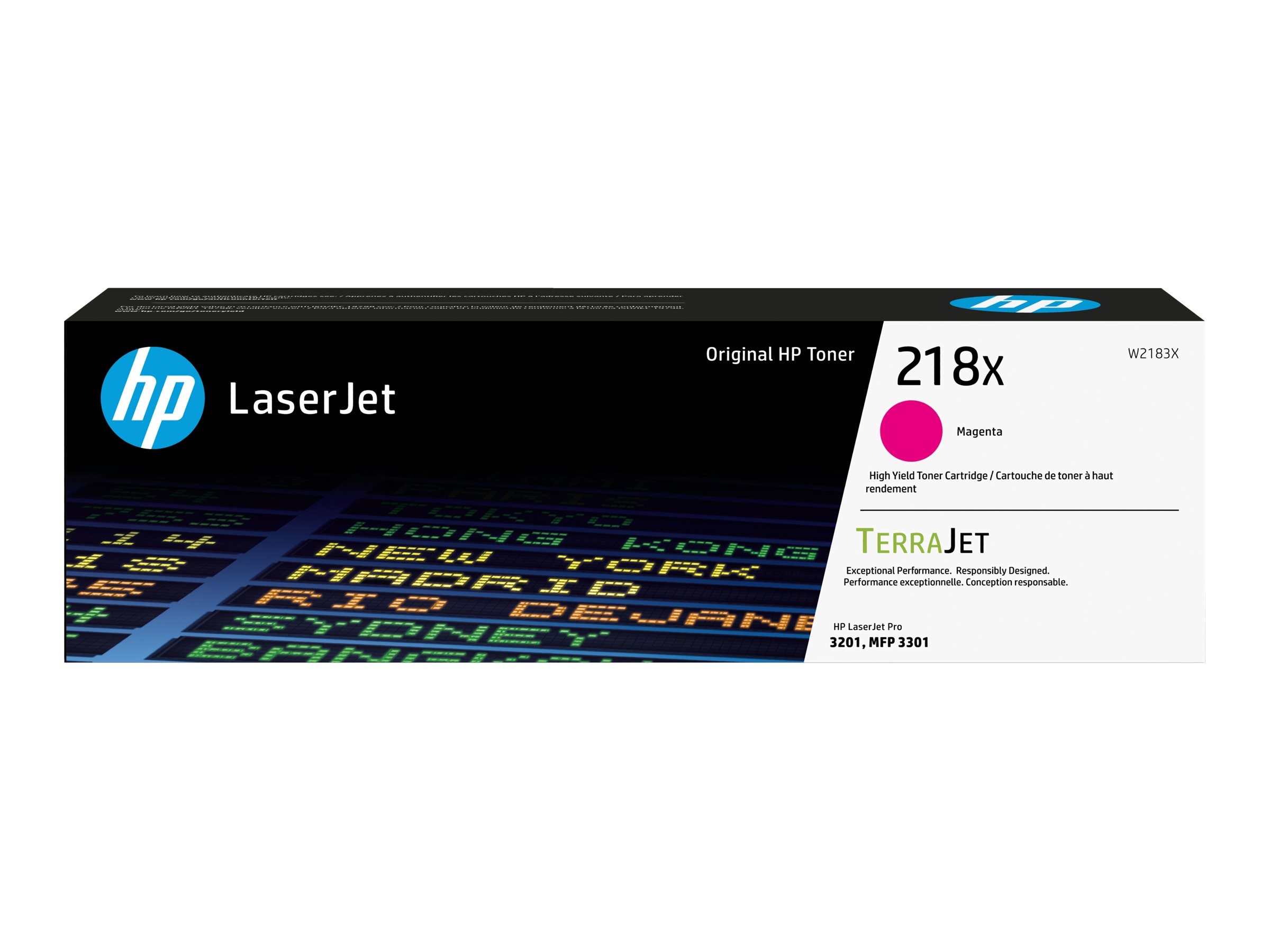 HP (W2183X) 218X High Yield Magenta Original LaserJet Toner (W2183X)