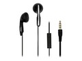 Avid Avid Products: AE-1M Stereo Earbud Earphones with Mic - Black Box, 2AE1-699363-2MIC, 41171238, Earphones