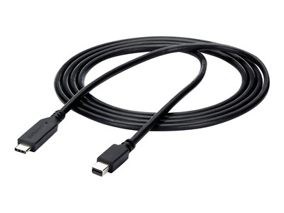 StarTech.com USB-C to Mini DisplayPort M M 4K 60Hz Cable, Black, 1.8m, CDP2MDPMM6B, 35255311, Cables