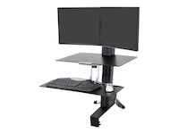 Ergotron WorkFit-S, Dual with Worksurface+, 33-349-200, 13673642, Furniture - Miscellaneous Ergotron WorkFit-S, Dual with Worksurface+, 33-349-200, 13673642, Furniture - Miscellaneous