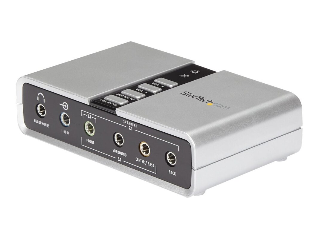 sandaler hånd Indrømme Buy StarTech.com 7.1 USB Audio Adapter External Sound Card w SPDIF at  Connection Public Sector Solutions