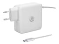 Manhattan 60W PD Wall Charger, 180245, 36894448, Battery Chargers