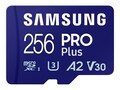Samsung 256GB U3 A2 PRO Plus MicroSDXC Card w  SD Adapter, MB-MD256SA/AM, 41698624, Memory - Flash
