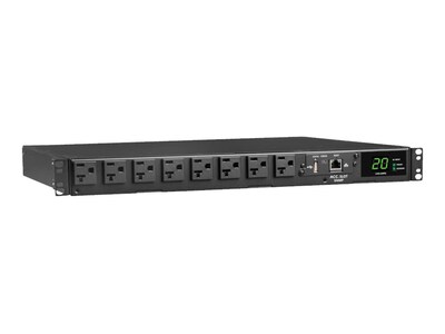 Tripp Lite Single-Phase ATS Monitored PDU, 1.92kW 120V, 6 5-15 20R Outlets, Dual L5-20P 5-20P Inputs, 12 ft. , PDUMNH20AT1, 41301301, Power Distribution Units