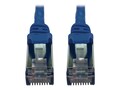 Tripp Lite Cat6a 10G Snagless Molded Slim UTP PoE Ethernet Cable, Blue, 3ft, N262-S03-BL, 41526455, Cables