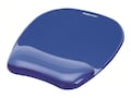 Fellowes Blue Crystal Mouse Pad, 91141, 454236, Ergonomic Products