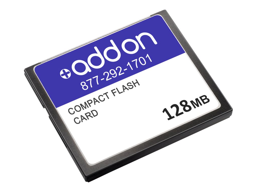 AddOn Cisco Compatible 128MB 68-pin Compact Flash, MEM3800-64U128CF-AO, 41135312, Memory - Flash AddOn Cisco Compatible 128MB 68-pin Compact Flash, MEM3800-64U128CF-AO, 41135312, Memory - Flash
