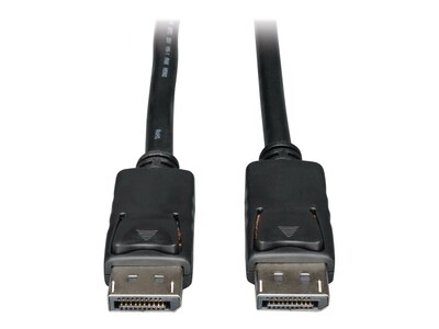 Tripp Lite DisplayPort M M Cable with Latches, Black, 1ft, P580-001, 18401523, Cables