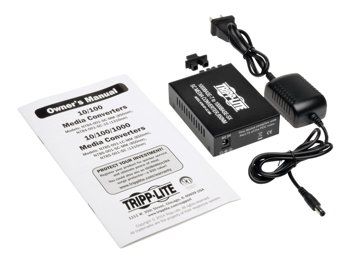 Buy Tripp Lite 10 100 1000 SC Multimode Media Converter, 550M, 850nm at  Connection Public Sector Solutions
