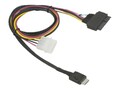 Supermicro OCuLink to PCIE U.2 with Power Cable, 75cm, CBL-SAST-1011, 36698957, Cables