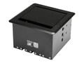 StarTech.com Conference Table Cable Management Box, Table Top, Conference Room AV, BOX4CABLE, 34002830, Premise Wiring Equipment