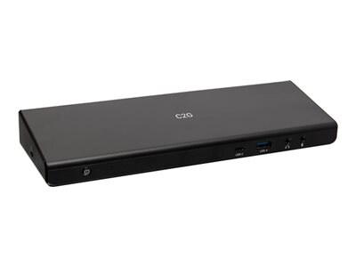 C2G USB-C 12-in-1 Triple Display Docking Station w 85W Power Delivery, C2G54535, 41208218, Docking Stations & Port Replicators