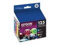 Epson 125 Combo-Pack Ink Cartridges, T125120-BCS, 11888631, Ink Cartridges & Ink Refill Kits - OEM